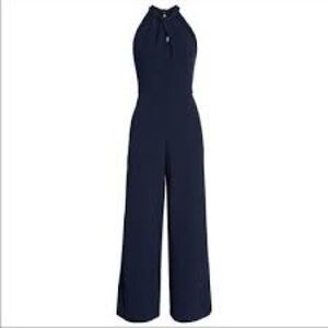 Antonio Melani Navy High Neck Jumpsuit